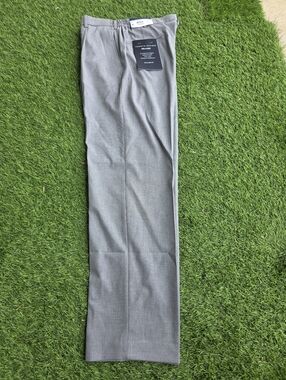 Tommy Hilfiger Mens Dress Pants 33x32 Grey Wrinkle Free NWT Formal $95